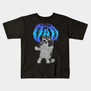 Bluey Dad Metal Dance Kids T-Shirt